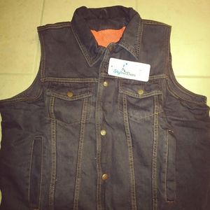 Brand new men denim vest 42R chest